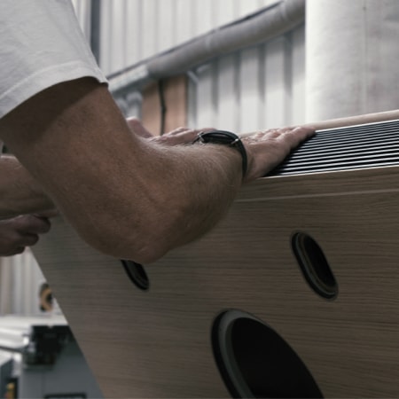 Craftsman and Ruark’s Managing Director Alan O’Rourke in a workshop